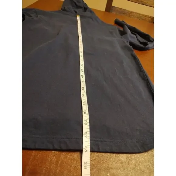 Nike Men's Lightweight Hooded Pullover Navy Blue Hoodie Swoosh - Small - Picture 7 of 7